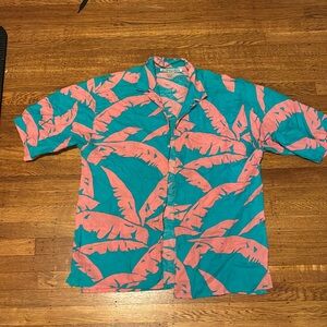 Union bay Pink Palm all over dress shirt
